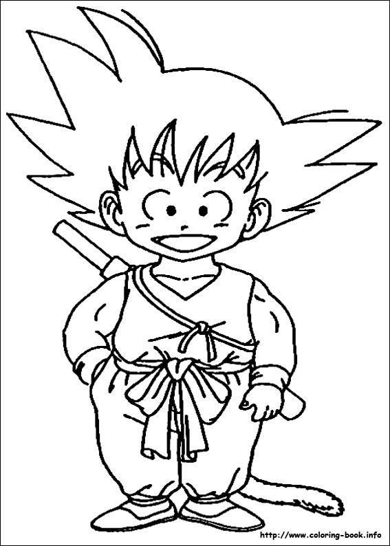 Dragon Ball Z coloring picture